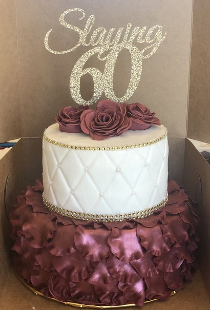 60th Birthday Cake For Women