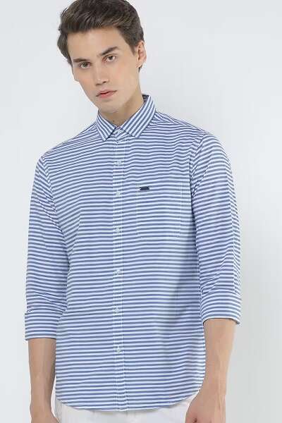 Cotton Pin Stripe Shirt