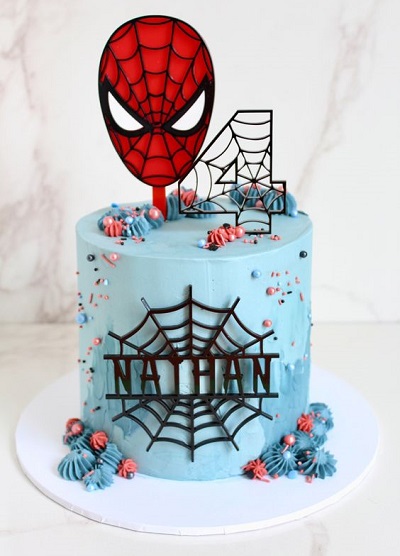 Creative Spiderman Cake Design