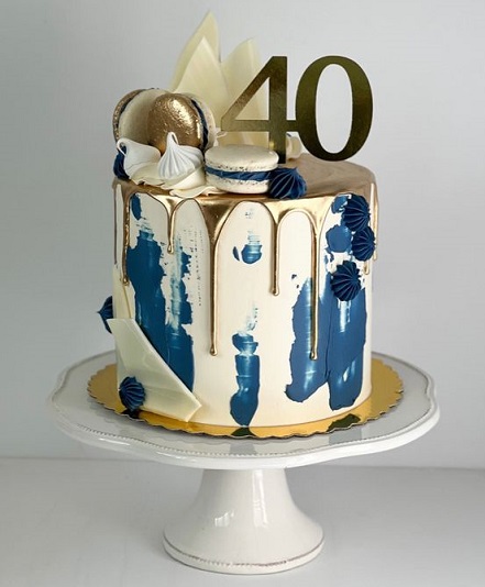 Drip Cake For 40th Birthday