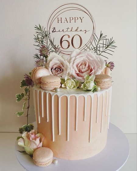 Drip Cake For 60th Birthday