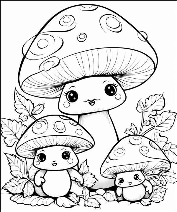 Mushroom Coloring Pages: 15 Fun Fungal Adventures