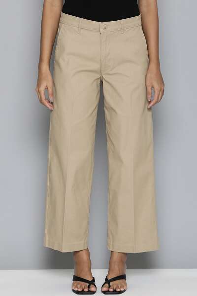 Loose Fit Wide Leg Chinos