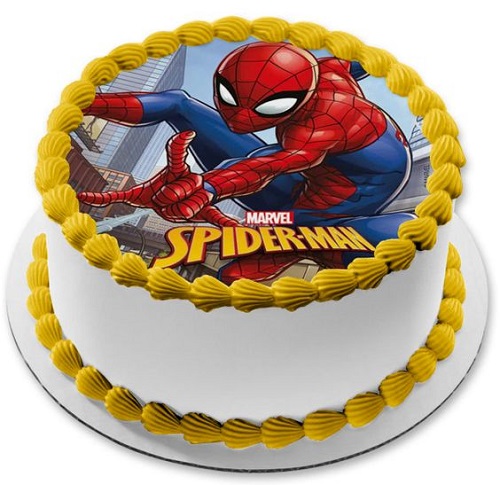 Spiderman Edible Print Cake