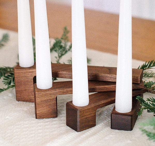 Tree Branch Advent Candle Holder