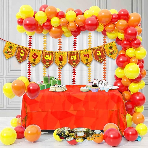Balloon Decoration For Rice Ceremony
