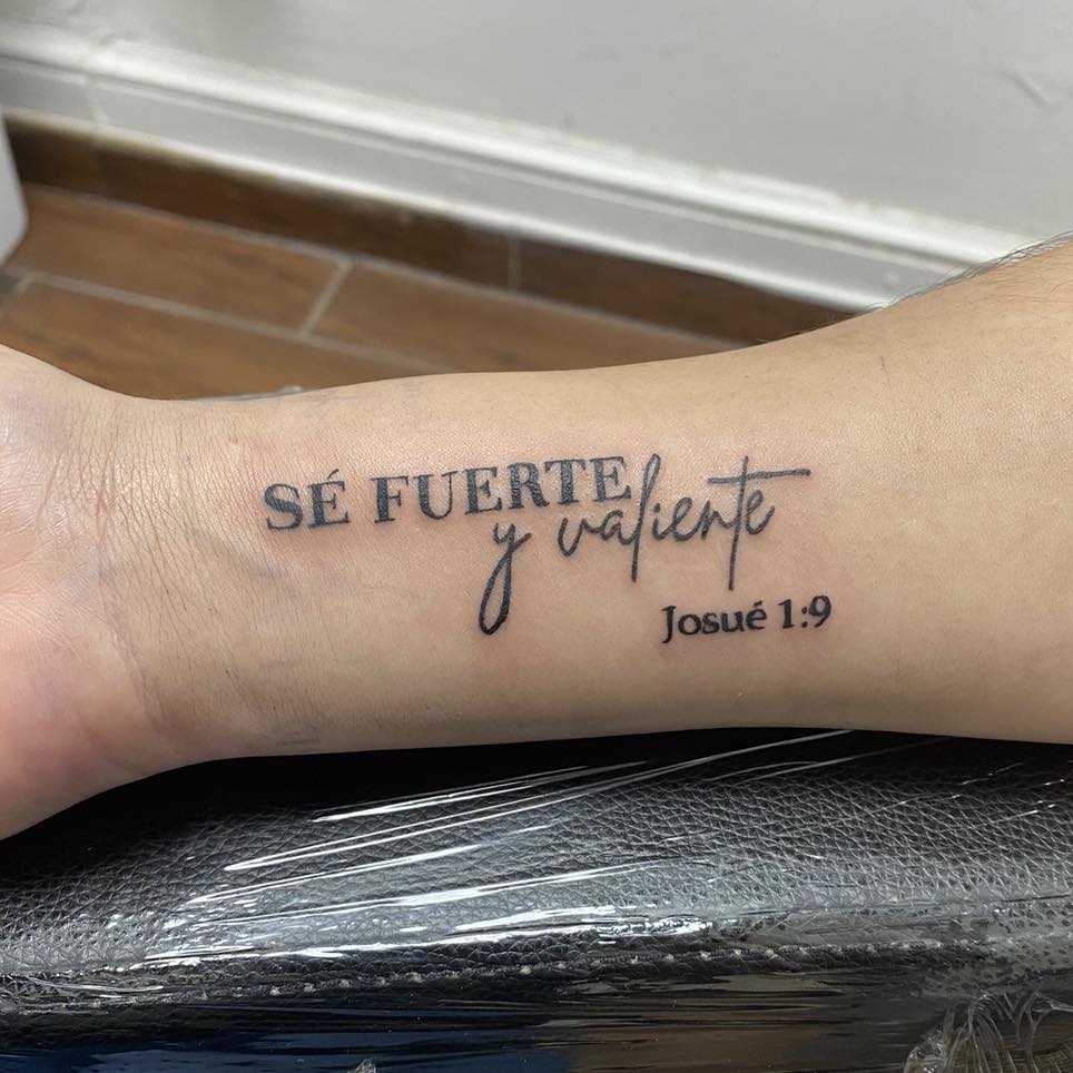 Bible Verse Tattoo In Spanish