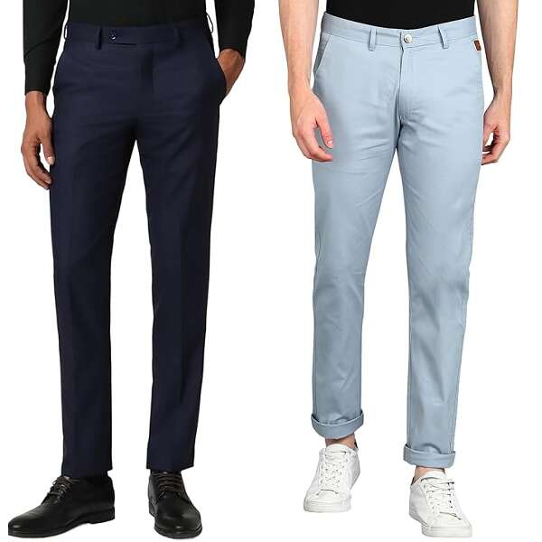 Guys Blue Shirts Black Pants White Stock Photo 1359000221 | Shutterstock