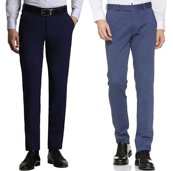 Blue Formal Trousers Matching Shirts