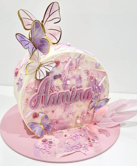 Butterfly Arch Cake