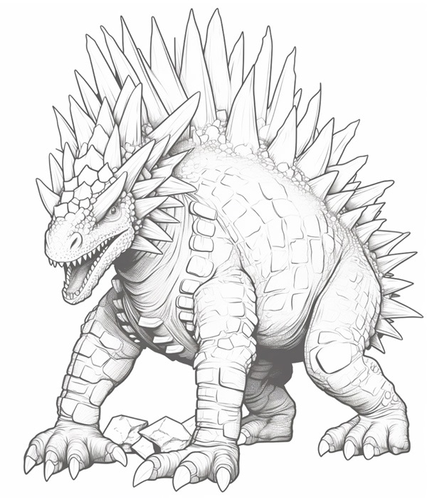 Godzilla King Of The Monsters Coloring Sheet