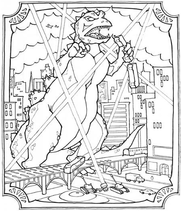 Mega Godzilla In The City 