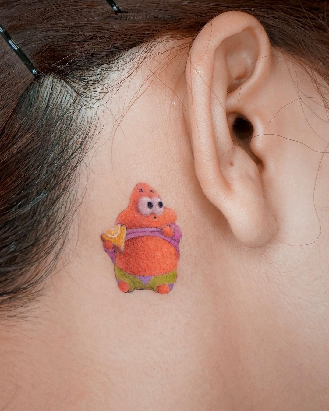 Patrik Tattoo Behind The Ear