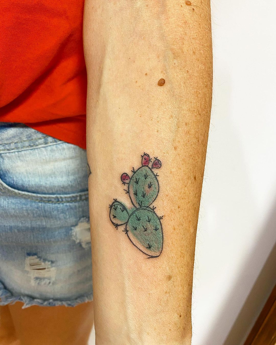 Prickly Posies Cactus Tattoo