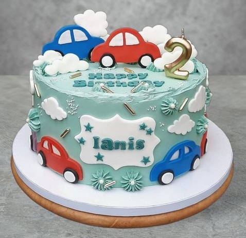 Small Car Theme Cake