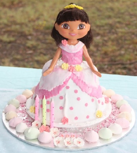 Small Doll Cake Design