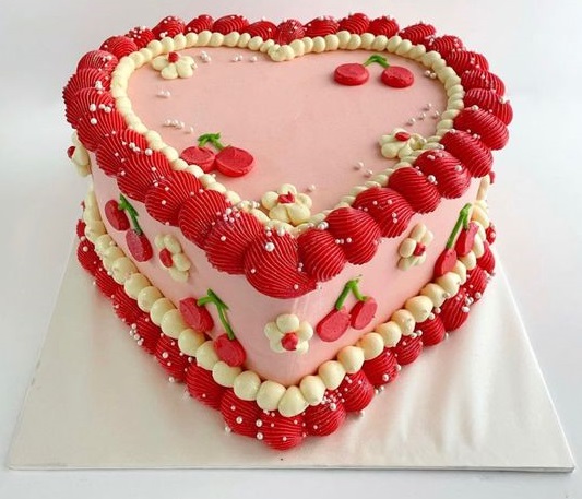 Small Heart Shaped Cake