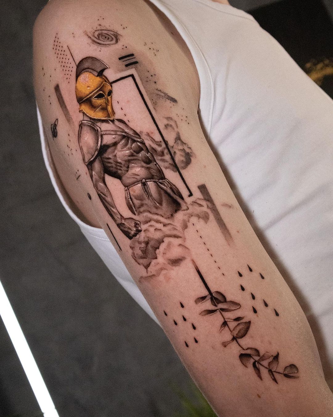 Spartan Sleeve Tattoo