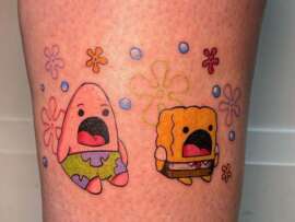 20+ Most Creative SpongeBob Tattoo Designs of All Time