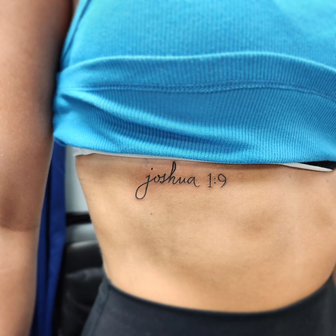 Women's Small Bible Verse Tattoos On The Chest