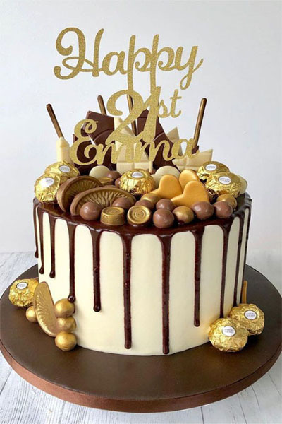 12. Chocolate Overload 21 Number Cake