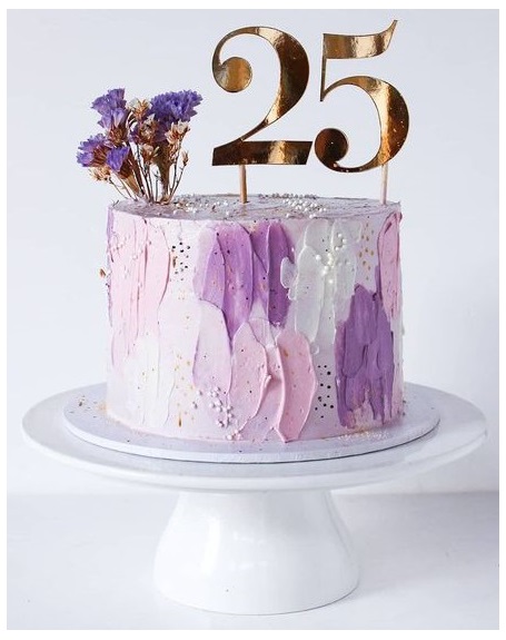25th Birthday Theme Cake