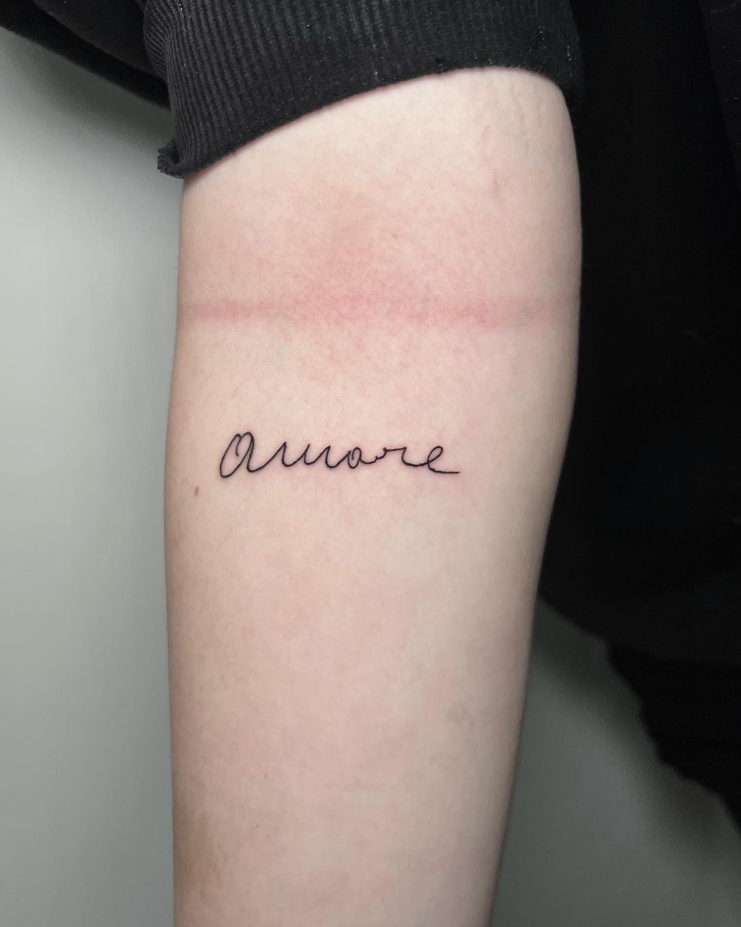 'amore' Grandma Signature Tattoo