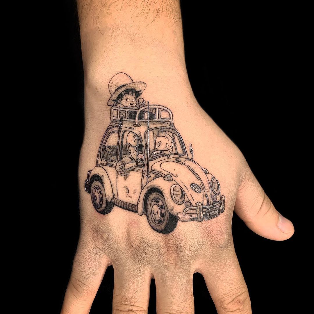 Classic Adventuredragon Ball Hand Tattoo