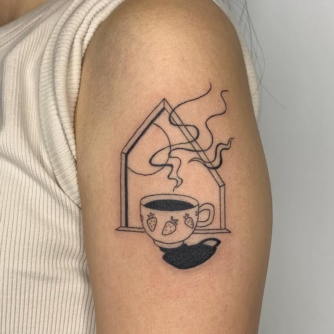 Cozy Times Coffee Tattoo