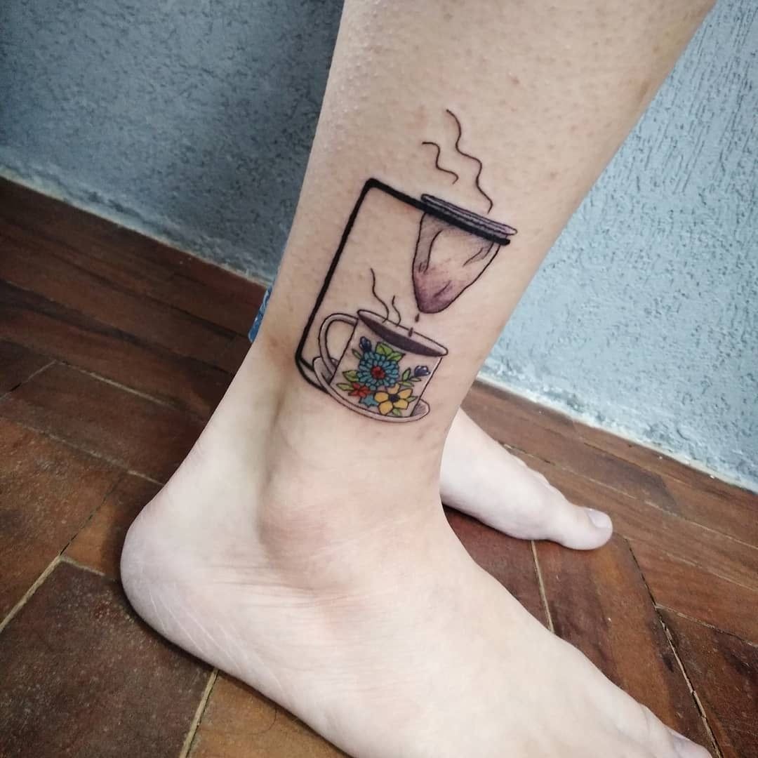Dripping Coffee Tattoo