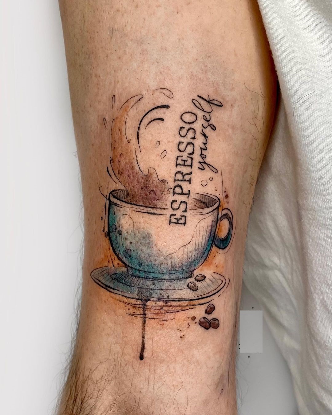 Espresso Yourself Coffee Art Tattoo