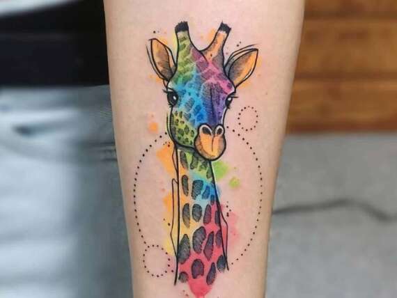 30+ Unique Giraffe Tattoo Designs with Meanings