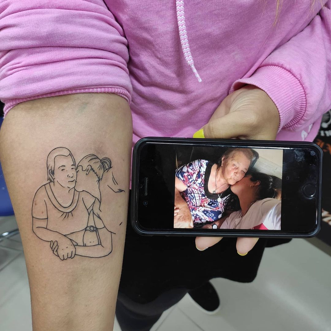 Grandmother's Love Tattoo Recreation