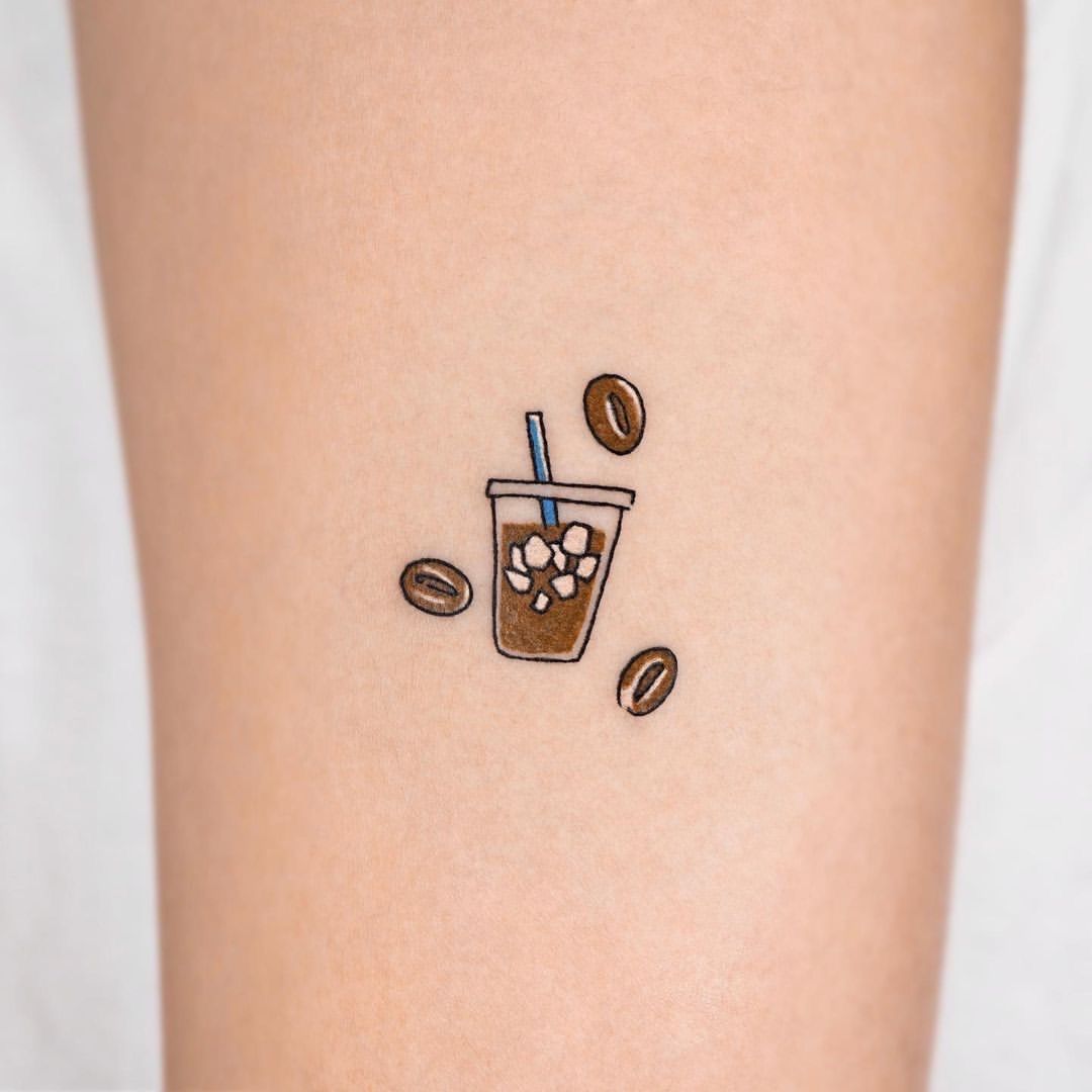 Iced Coffee Tattoo