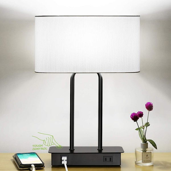 Lakumu Bedside Touch Control Table Lamp