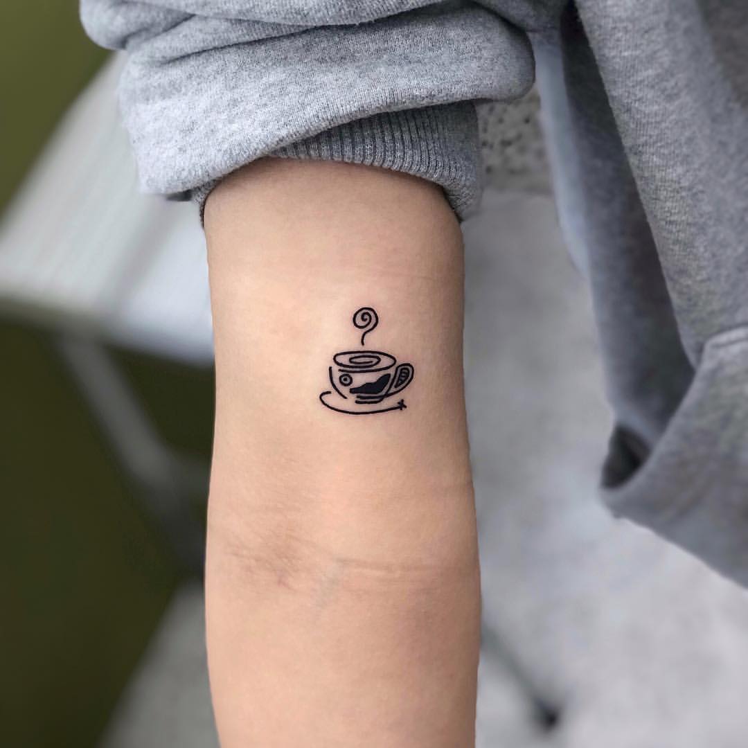 Timeless Cup Of Coffee Tattoo