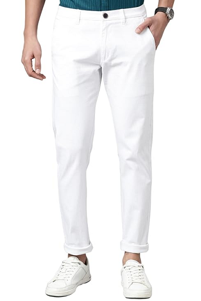 White Pant For Green Shirt