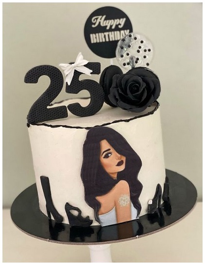 Birthday Cake For 25th Birthday