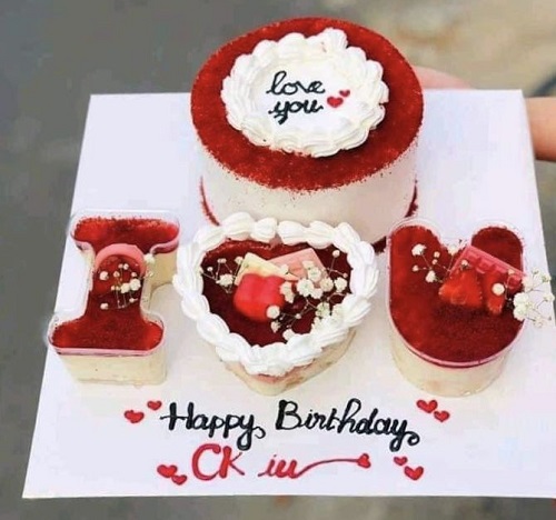 Romantic Birthday Cake For Boyfriend