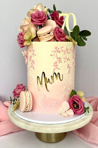 70th Birthday Cake For Mom