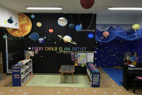 A Galaxy Themed Science Classroom Décor