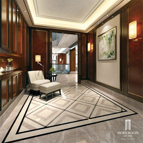 Border Floor Marble Design With Intricate Patterns