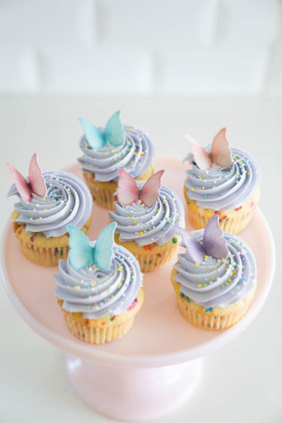 Butterfly Cupcake Design