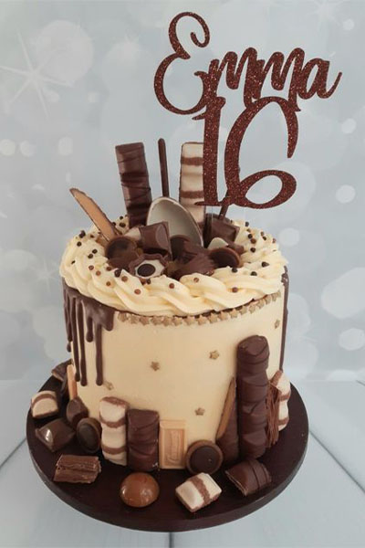 Chocolate Cake For 16th Birthday
