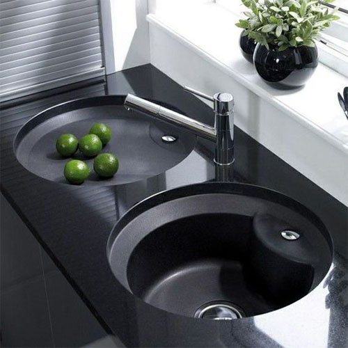 Contemporary Round Basin Kitchen Sink Design