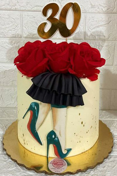 Creative 30th Birthday Cake Design