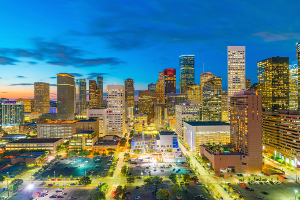 Downtown Houston Skyline best things to visit in texas