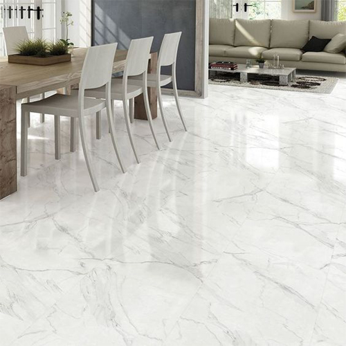 Elegant White Marble Flooring Design