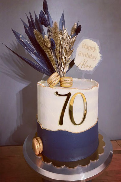 Fault Line Cake Design For 70th