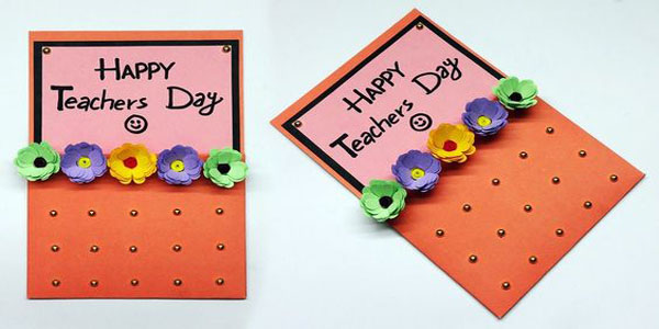 Greeting Card Decoration For Teachers Day